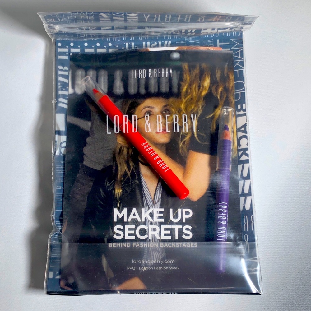 Lord & Berry Makeup Secrets Lip liner - Mandarin and Eye liner - Flash P…
